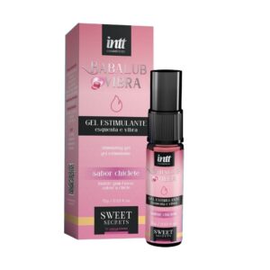 Gel Excitante Babalub Esquenta e Vibra Sabor Chiclete 30g