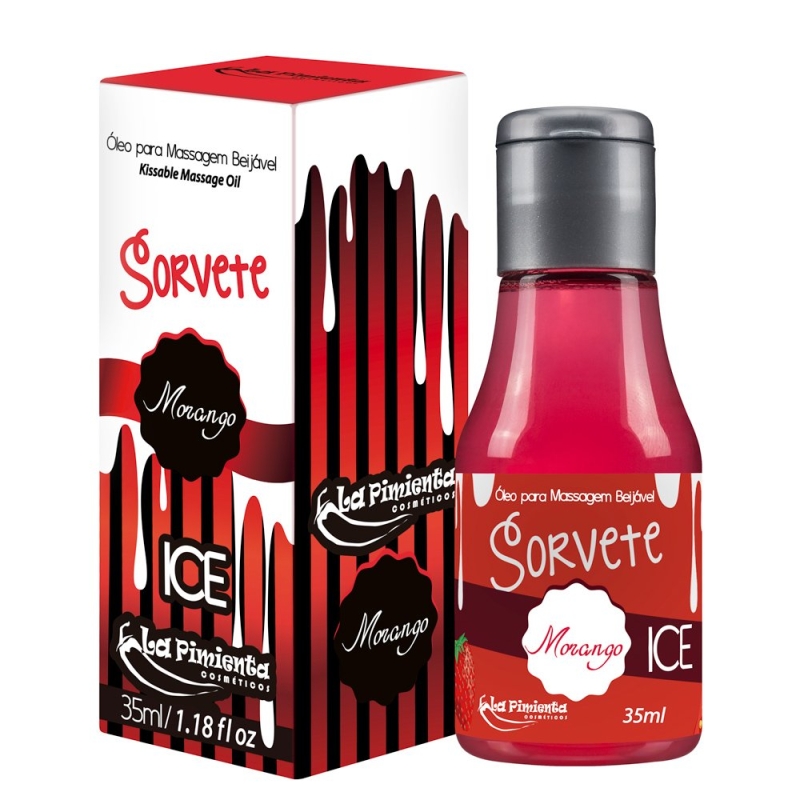 Óleo Beijável Gelado 35 ML - Morango