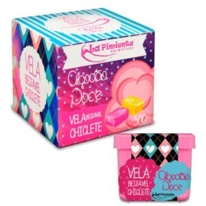 Vela Beijável Algodão Doce Chiclete 50g