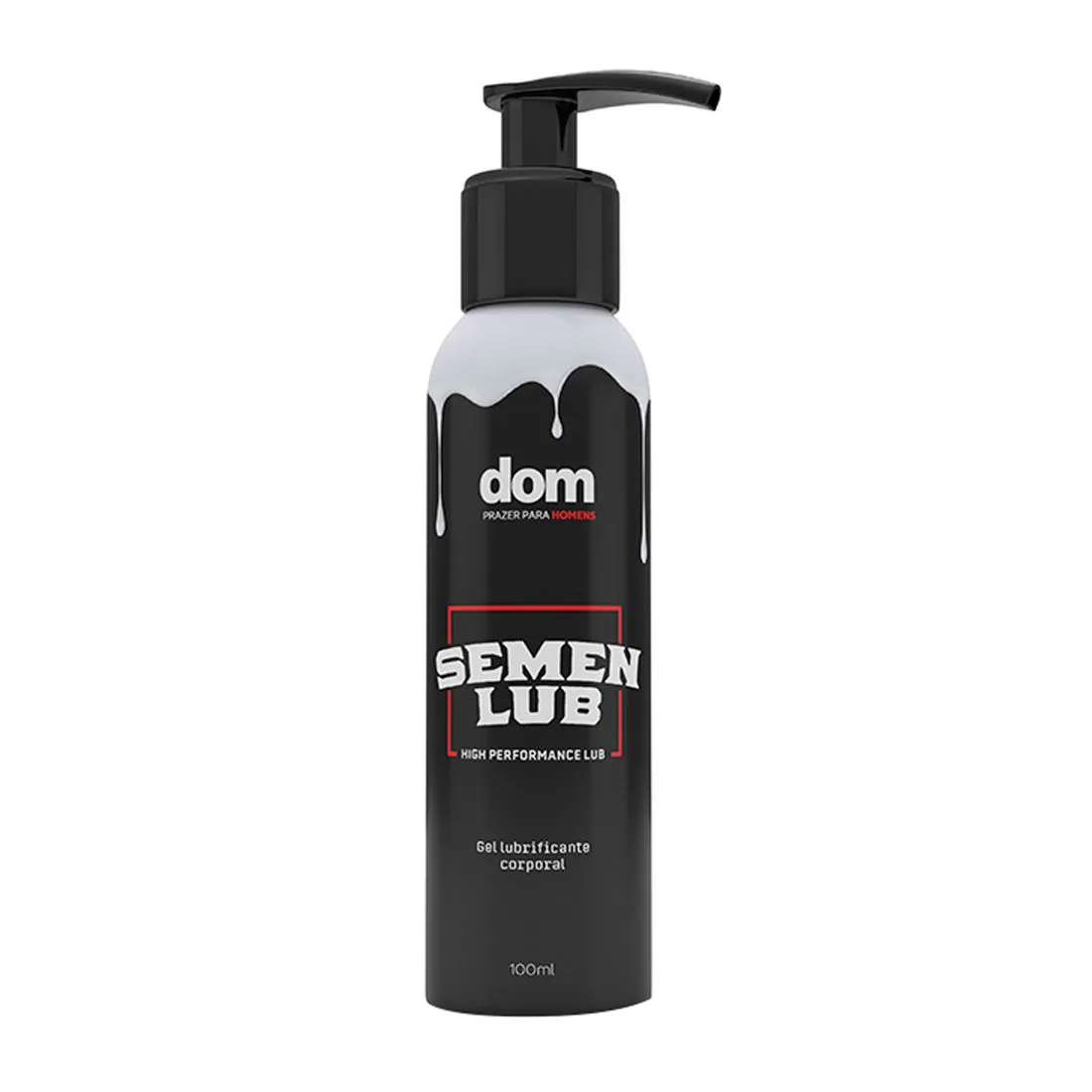 Gel Lubrificante Corporal Semen Lub Creme Branco 200ml