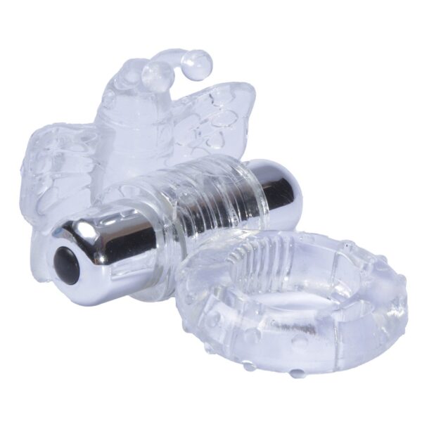 Anel Peniano Borboleta Silicone 7 Modos de Vibração
