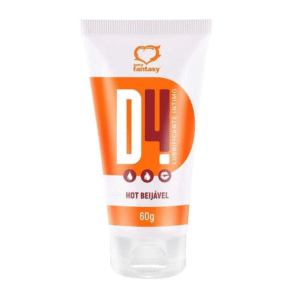 Lubrificante D4 Beijável à Base de Água 60g - Hot