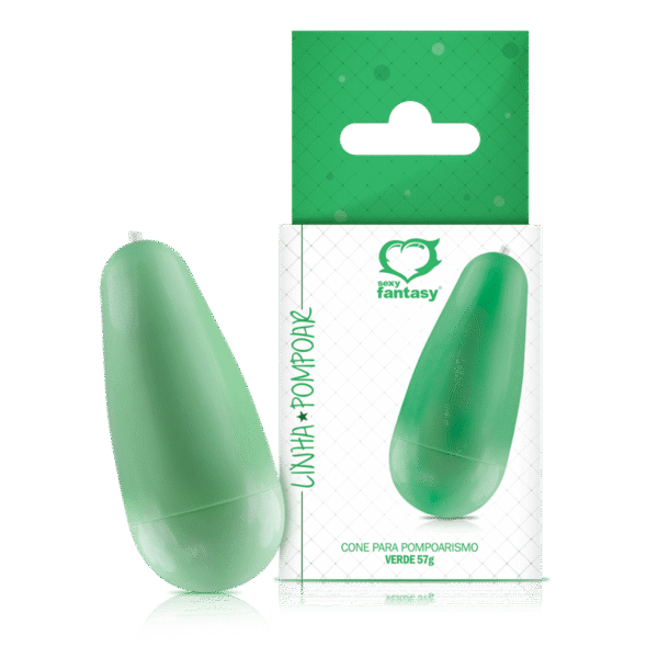 Cone Pompoarismo Verde 57g para Fortalecimento do Assoalho Pélvico