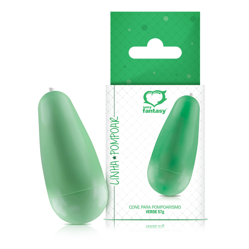 Cone Pompoarismo Verde 57g para Fortalecimento do Assoalho Pélvico