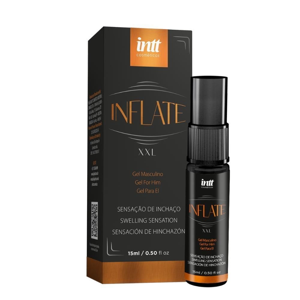 Óleo Sensual Masculino Transparente 50ml Inflate Aumento Sensibilidade