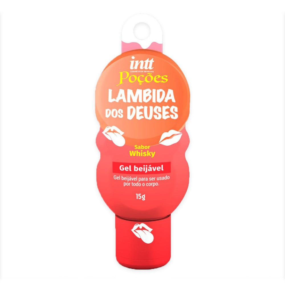 Gel Beijável Lambida dos Deuses 15g - Whisky