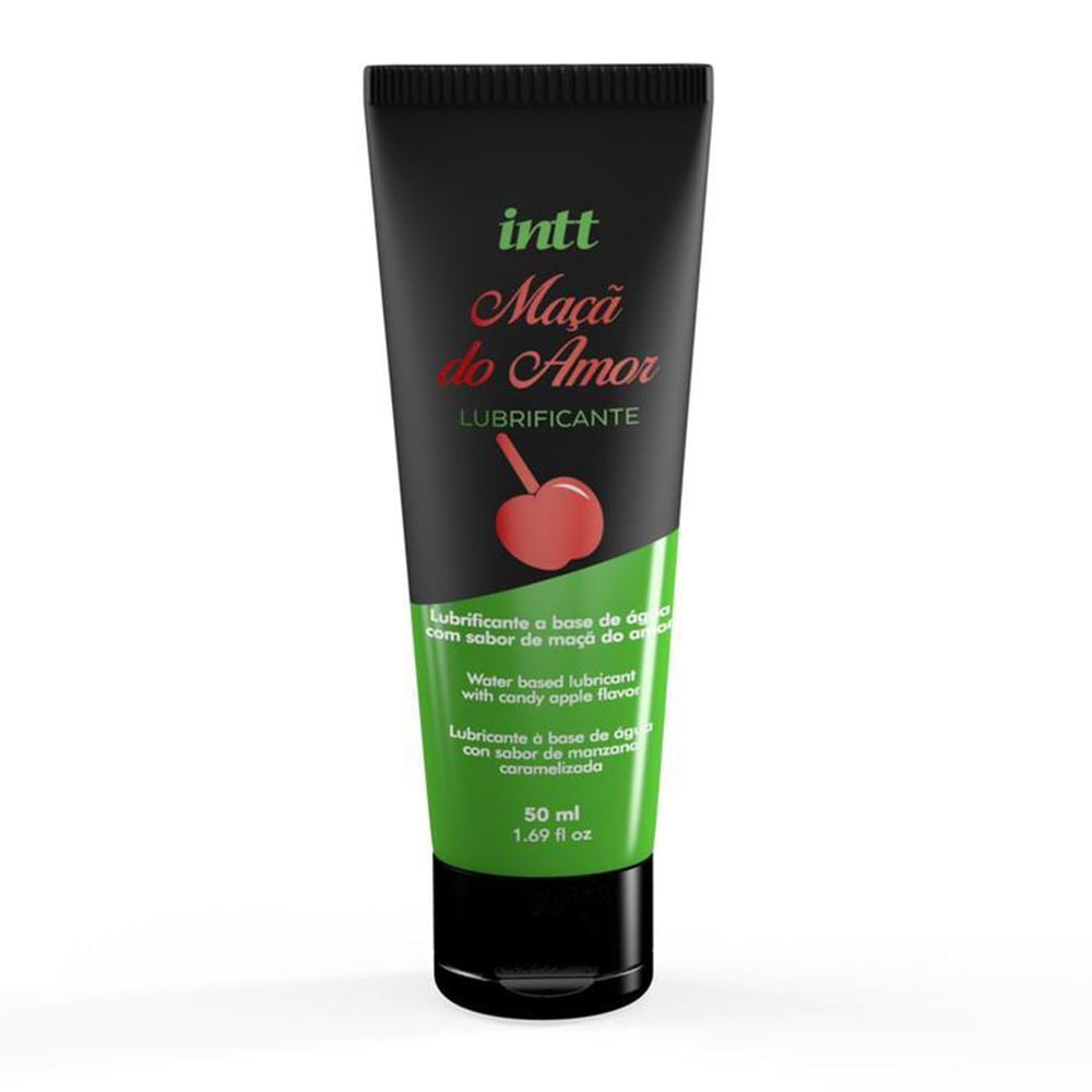 Lubrificante À Base De Água Maçã Do Amor 100ml Para Brinquedos