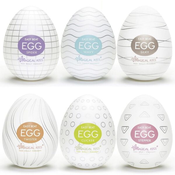 Masturbador Egg Silicone 12cm Textura Interna Discreta