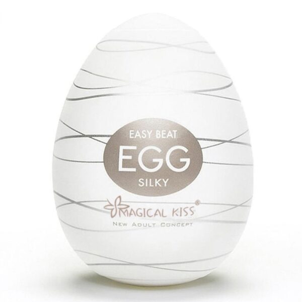 Masturbador Egg Silicone 12cm Textura Interna Discreta - Imagem 8