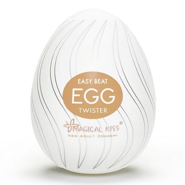 Masturbador Egg Silicone 12cm Textura Interna Discreta - Imagem 5