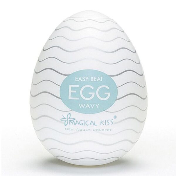 Masturbador Egg Silicone 12cm Textura Interna Discreta - Imagem 4