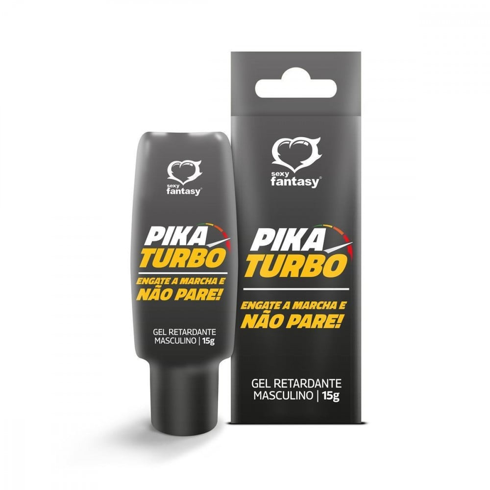 Gel Retardante Pika Turbo 30g - Frescor Intenso e Prolongado