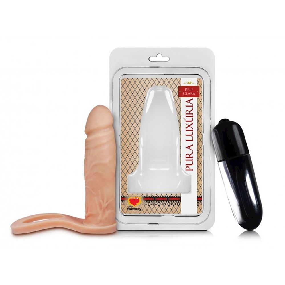 Anel Companheiro Silicone Flexível 10cm x 2.6cm com Vibro