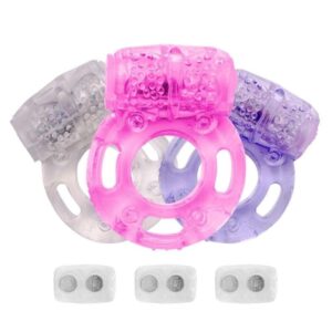 Estimulador de Ereção Silicone Gel com Micro Vibrador Preto