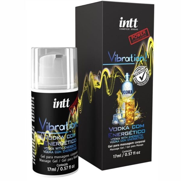 Vibrador Líquido 3x Potente Sabor Vodka com Energético 30ml