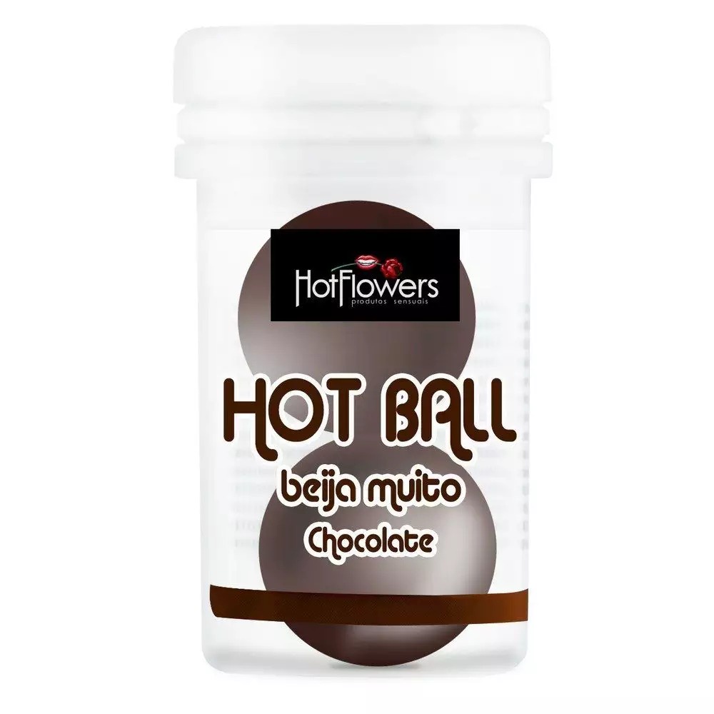 Bolinha Explosiva Beijável Sabor Chocolate 02 Unidades