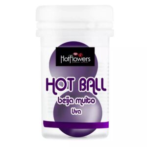 Bolinha Explosiva Beijável Sabor Uva - 2 Unidades