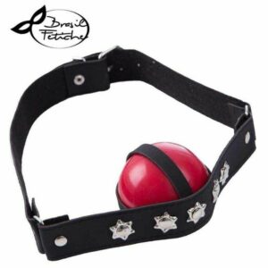 Mordaça Bola Silicone Ajustável Diversas Cores BDSM