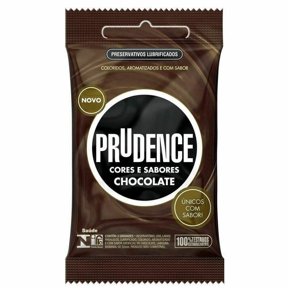 Preservativo Chocolate Látex Vibrante Testado pelo INMETRO 12 Unidades
