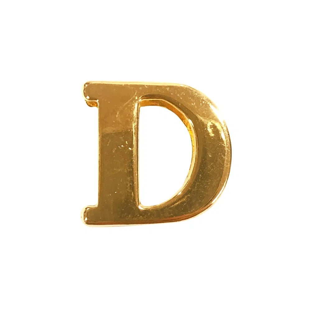 Letra D Metal Dourada Para Personalizar Calcinha Lingerie