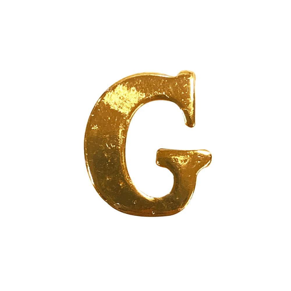 Letra Em Metal Dourada Para Personalizar Calcinha G