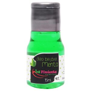 Óleo Beijável 15ml Menta Hot Lubrificante e Óleo de Massagem