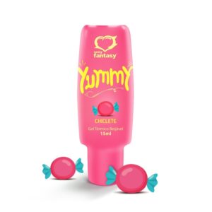 Gel Térmico Beijável Yummy Sabor Chiclete 15 ml