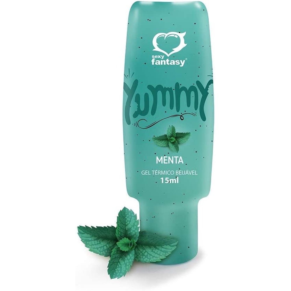 Gel Térmico Comestível 15 ml Menta Refrescante para Sexo Oral