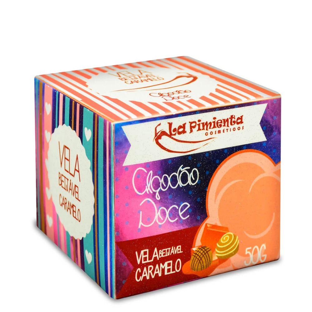 Vela Beijável Sabor Caramelo 150g