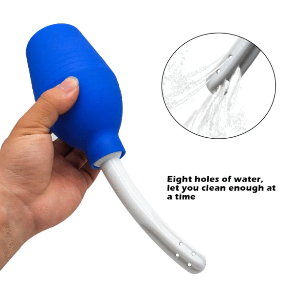 Ducha Higiênica 310ml Transparente com Ponta Curvada em Plástico - Imagem 3
