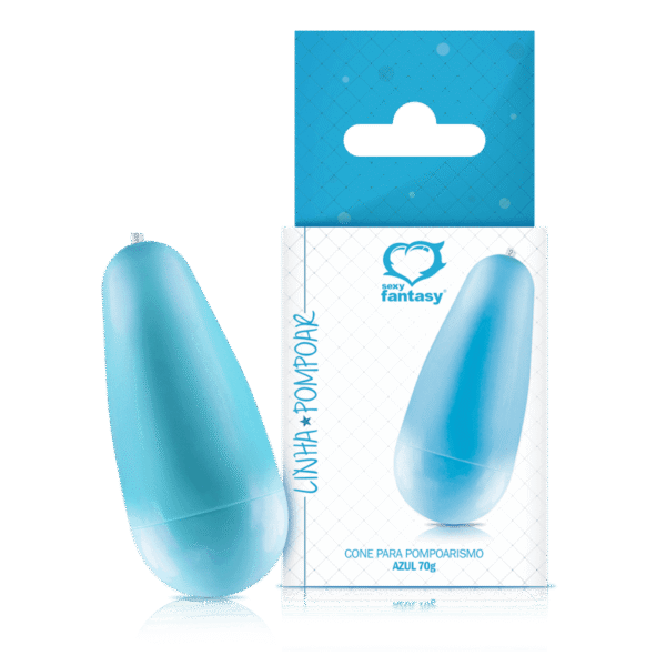 Cone Para Pompoarismo Azul 70g - Exercícios de Fortalecimento
