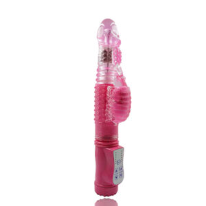 Vibrador Rotativo com Estimulador Borboleta 36 Vibrações - Rosa