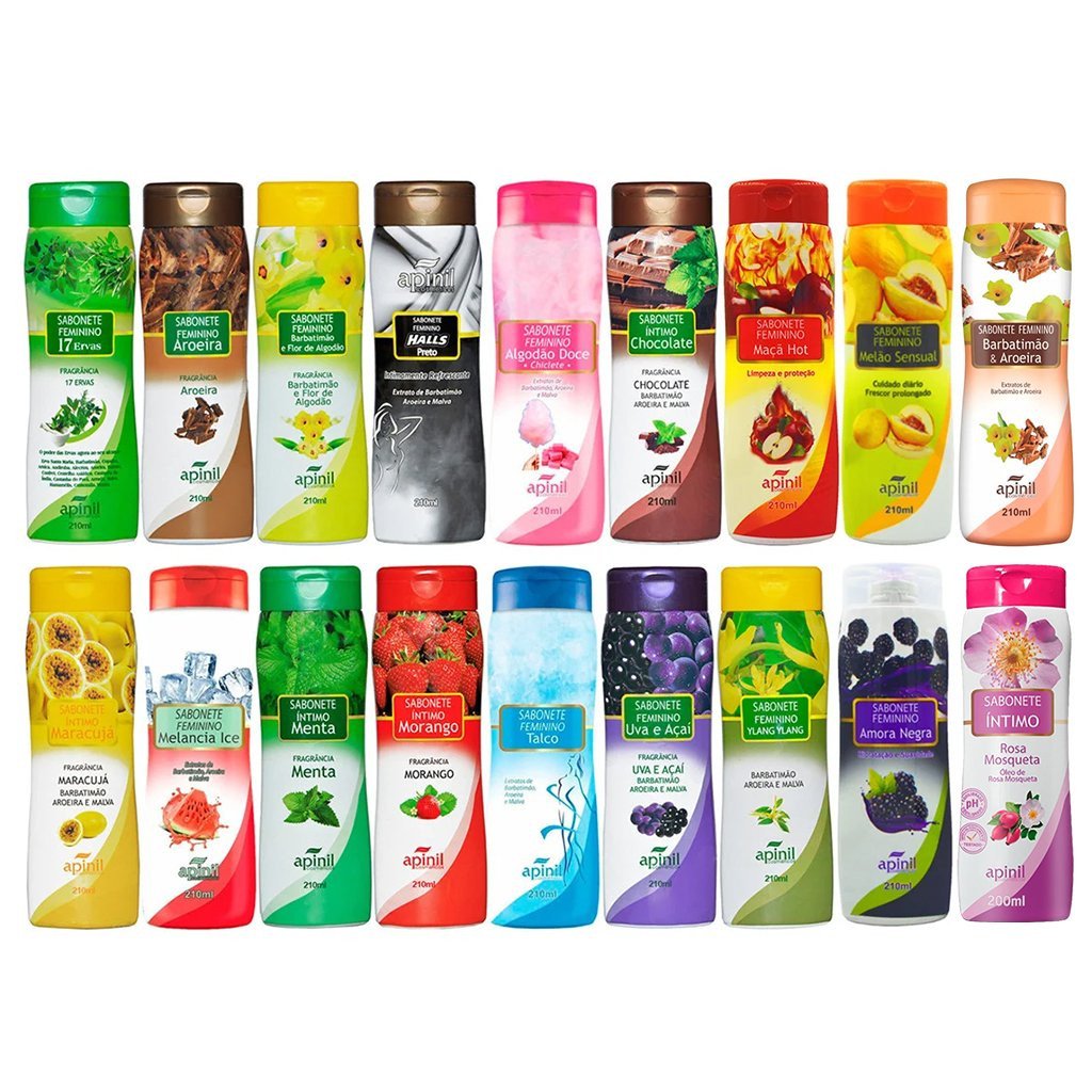Sabonete Líquido Íntimo 250ml com Extratos de Barbatimão e Aroeira