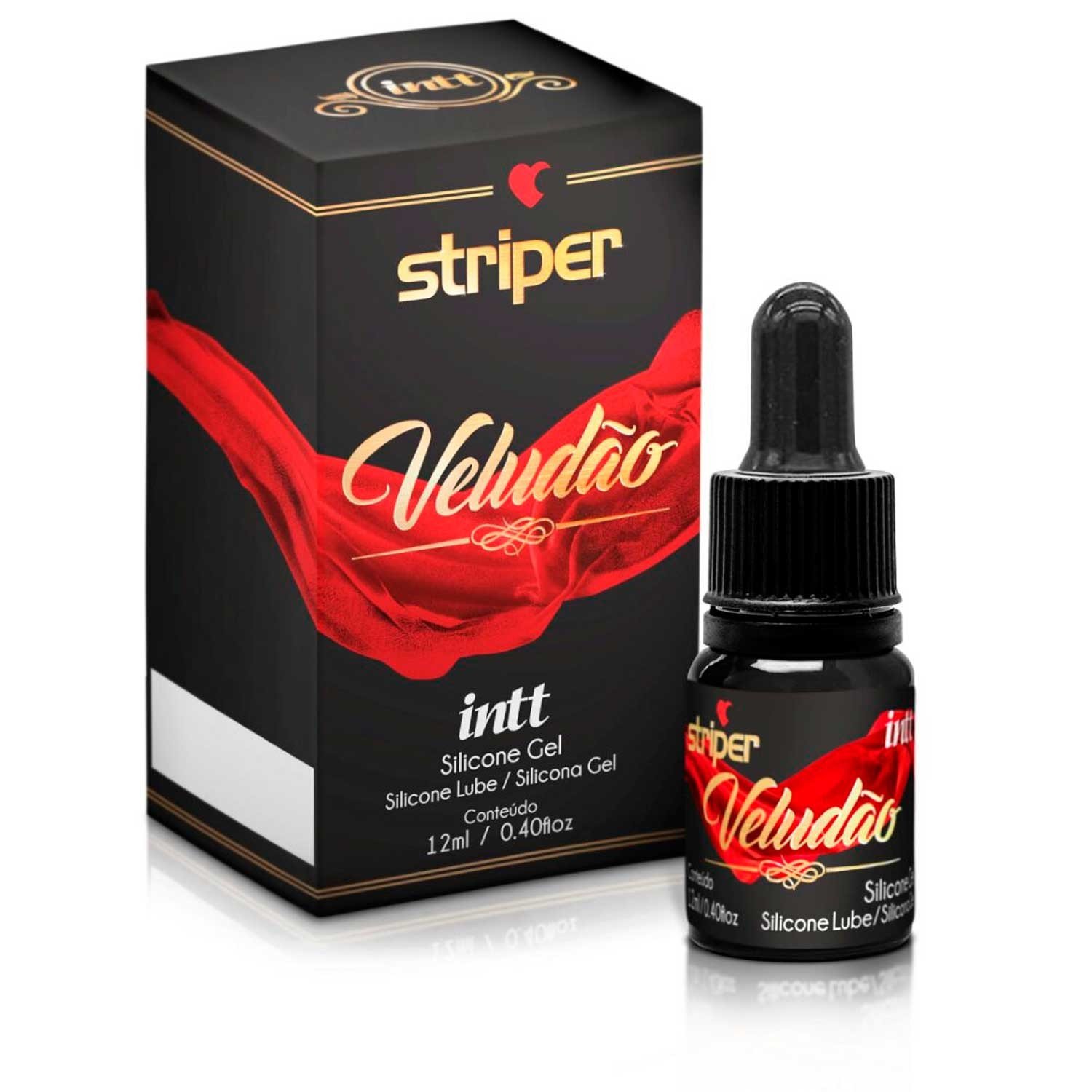 Gel de Silicone Veludão Transparente 12ml - Lubrificação Intensa