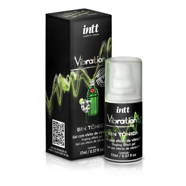 Vibrador Líquido Vibration GIN Transparente Efeito Aquecedor