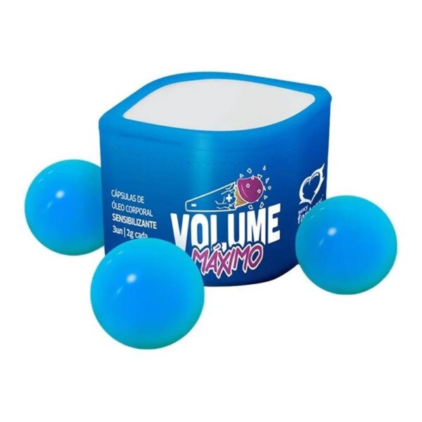 Bolinha Explosiva Volume Máximo 3x2g Azul Brilhante