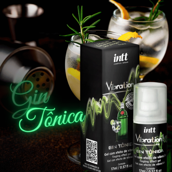 Vibrador Líquido Vibration GIN Transparente Efeito Aquecedor - Imagem 3