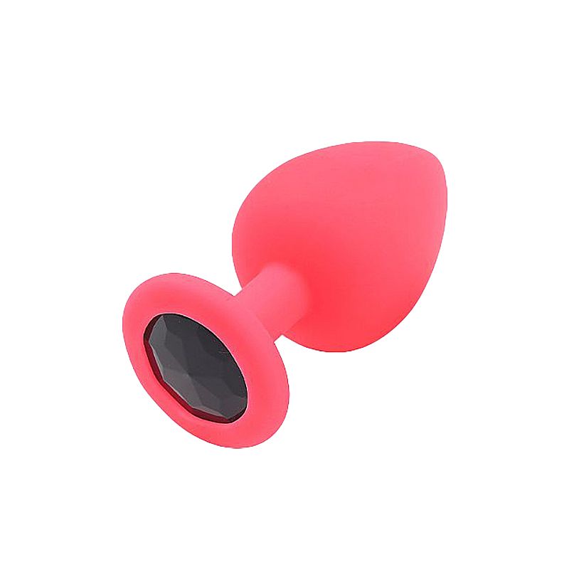 Plug Anal Aveludado Pink Silicone 8,2 cm x 3,4 cm