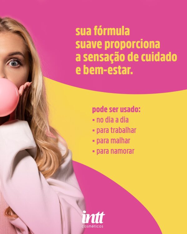 Desodorante Íntimo e Corporal Chicleteira 166ml pH Neutro - Imagem 3