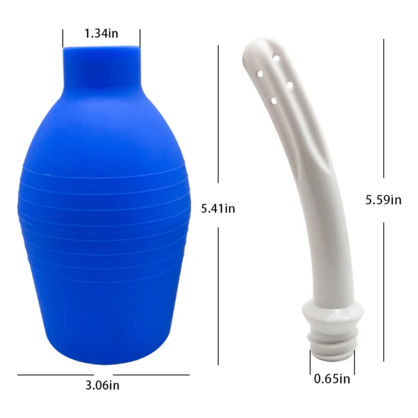 Ducha Higiênica 310ml Transparente com Ponta Curvada em Plástico - Imagem 5